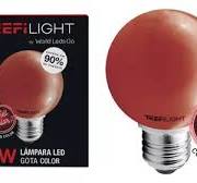 Lampara Led 2w Gota Full Color Trefilight Gsm Distribuidora