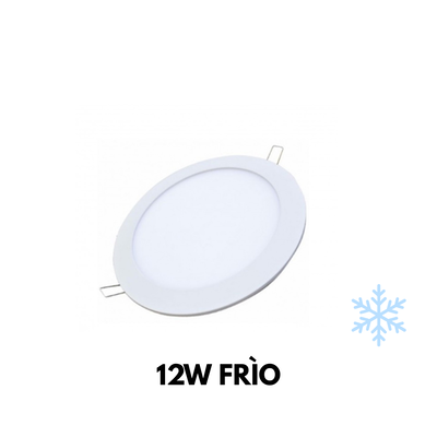 LED PLAFON REDONDO EMB. 12W FRIA