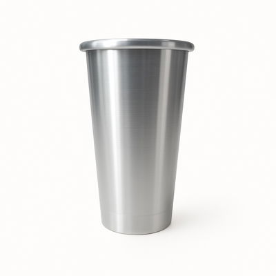 Vasos de aluminio esmerilado 1L