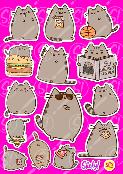 PUSHEEN - GATITO GRIS - A5