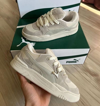 Puma 180 Cream  y gris - Importado