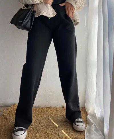 Pant frizado - negro classic
