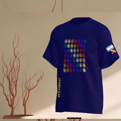 Remera Manitos (Wiphala)