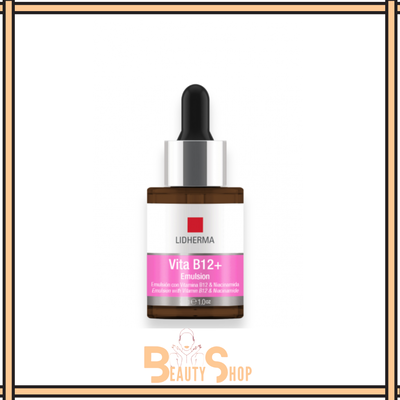 Vita B12+ Emulsion Emulsión con Vitamina B12 & Niacinamida x 30gr Lidherma 