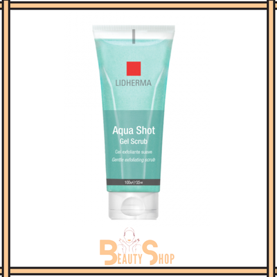 Aqua Shot Gel Scrub Gel exfoliante suave x 90gr Lidherma 