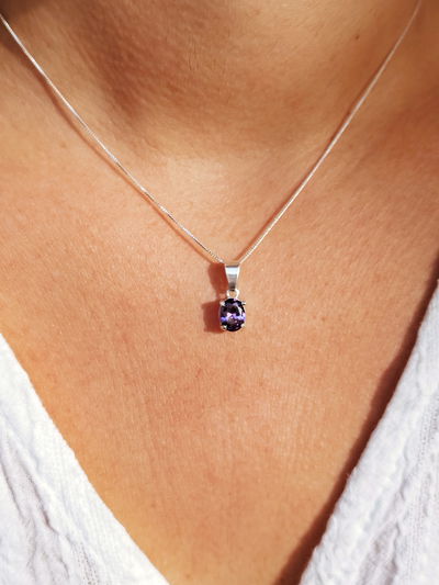 Collar Meli Violeta