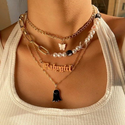 Collar Babygirl Dorado