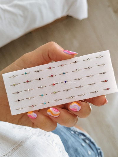 Nostril Argolla Brillo