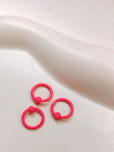 Argolla BCR Rosa Neon