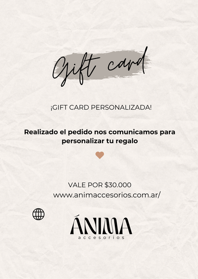 Gift Card $30.000