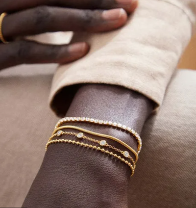 Pulsera triple Elina