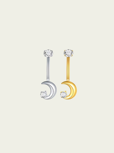 Ombligo Luna Titanio