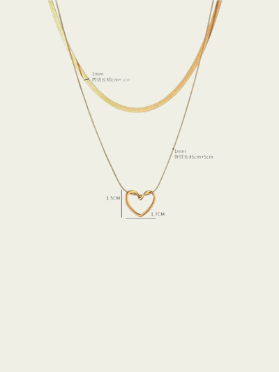 Collar Doble Eleonora Dorado