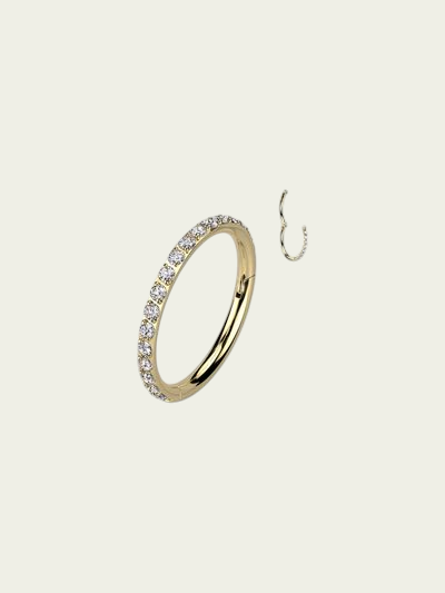 Clicker Aurora Blanca Dorada