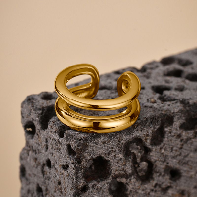 Ear cuff Duet Dorado