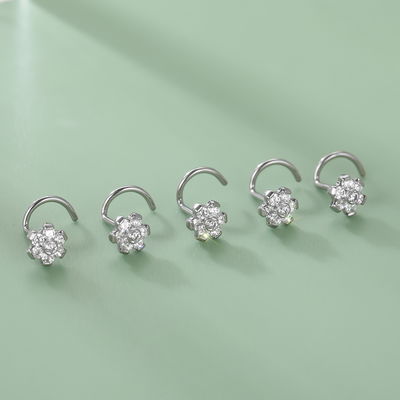 Nostril Flower Titanio