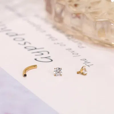 Barbell Curvo Agnes Dorado 