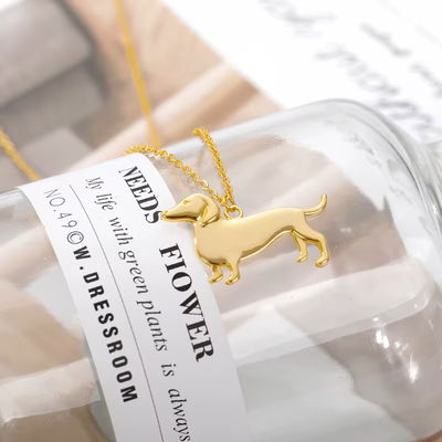 Collar Dachshund Dorado