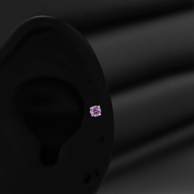 Labret Amatista Titanio