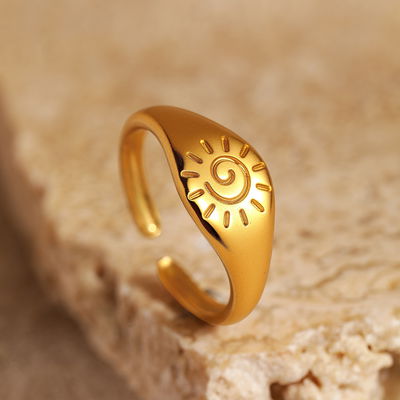 Anillo Sunny Dorado