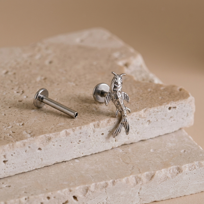 Labret Koi titanio