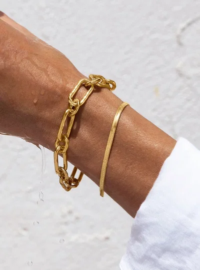 Pulsera Snake Dorada