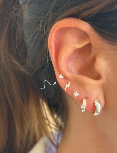 Aros Crystal Corazón