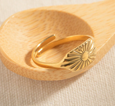 Anillo Sol Dorado
