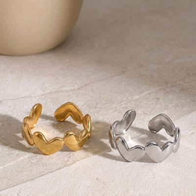Anillo Corazones