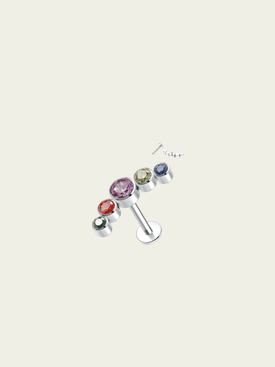Labret Rainbow Titanio