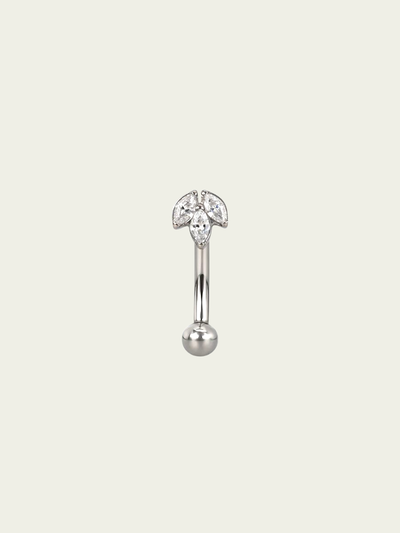 Barbell curvo Selene Titanio