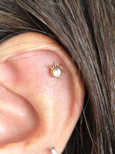 Labret Sunrise Titanio