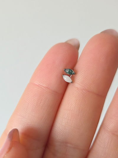 Labret Reneé Agate Titanio