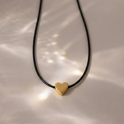 Collar Corazón Dorado