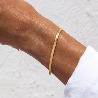 Pulsera Snake Dorada