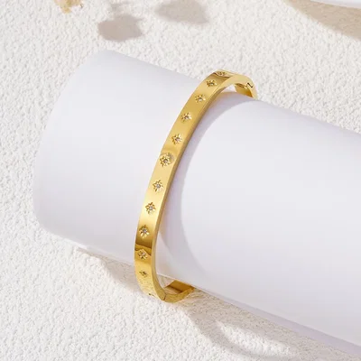 Pulsera Destellitos Dorada