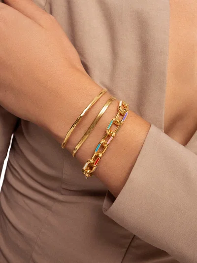 Pulsera Snake Dorada