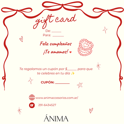 Gift Card Cumpleaños