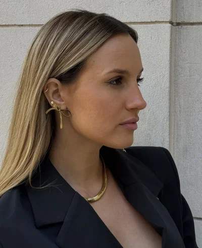 Aros Bow Dorados