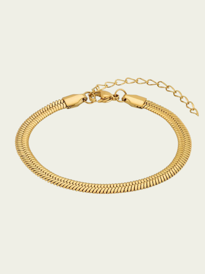 Pulsera Snake Dorada 5mm 