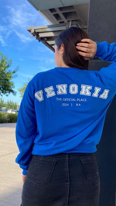 BUZO RUSTICO AZUL FRANCIA || VNK CLUB UNISEX