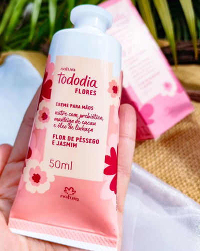 Crema de manos flor de durazno y Jazmin 