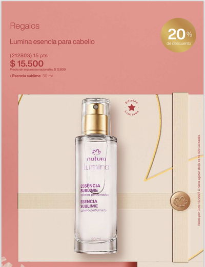 Esencia para cabello PREVENTA