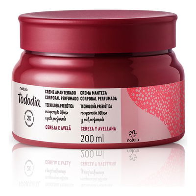 Manteca corporal cereza y avellana