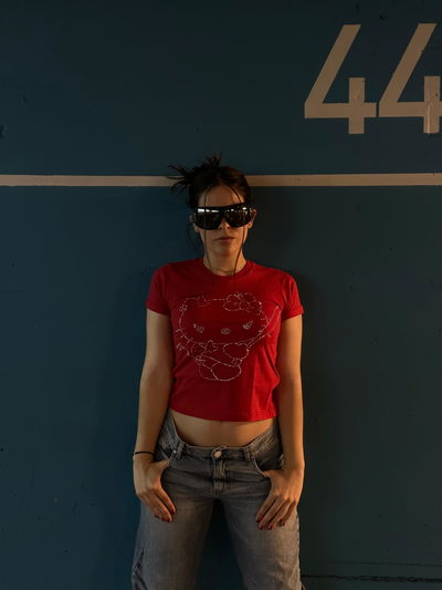 BABYTEE ´HELL KITTY´ ROJO