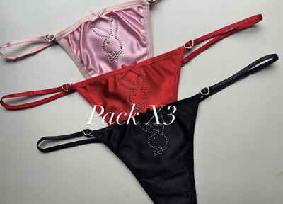 TANGA PLAYBOY (PACK X3) 🐰