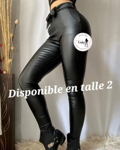 Pantalón lazo engomado 