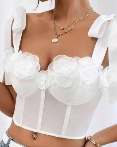 Corset rosas 