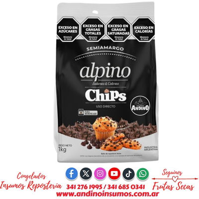 CHIPS ALPINO SEMIAMARGO KG