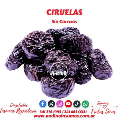 CIRUELAS SIN CAROZOS KG